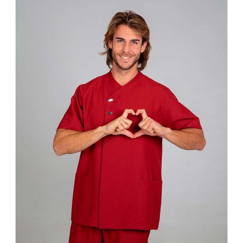 chaqueta de sanidad hombre Garys Hugo 6125 Burdeos