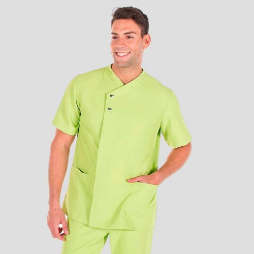 chaqueta de sanidad hombre Garys Hugo 6125 Pistacho
