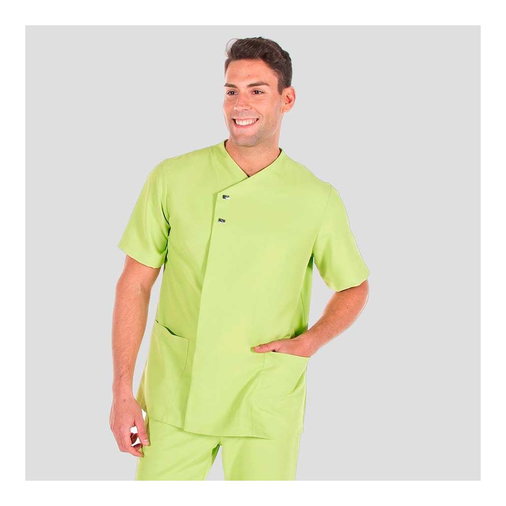 chaqueta de sanidad hombre Garys Hugo 6125 Pistacho