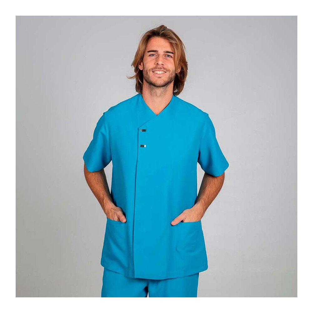 chaqueta de sanidad hombre Garys Hugo 6125 Turquesa