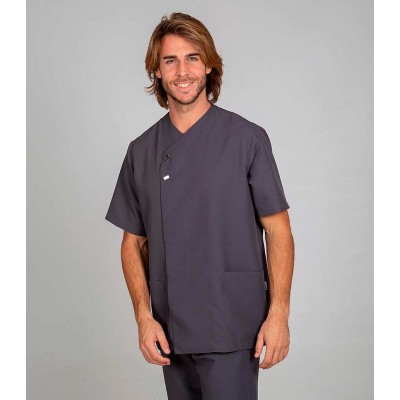 chaqueta de sanidad hombre Garys Hugo 6125 Gris marengo