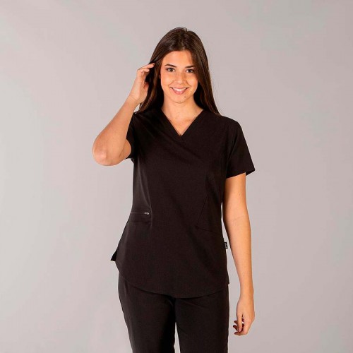 Blusa sanitaria transpirable mujer Garys Olaya 661400 Negra