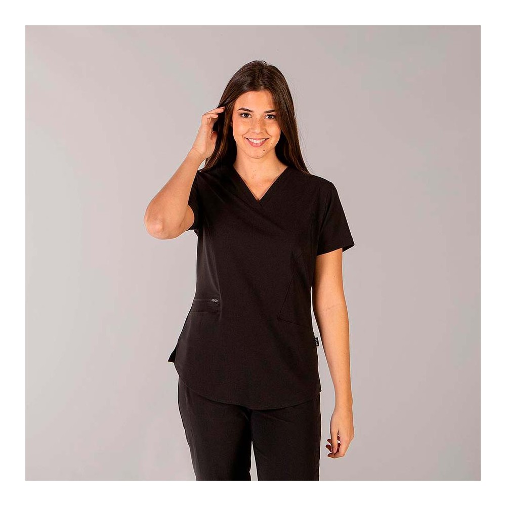 Blusa sanitaria transpirable mujer Garys Olaya 661400 Negra
