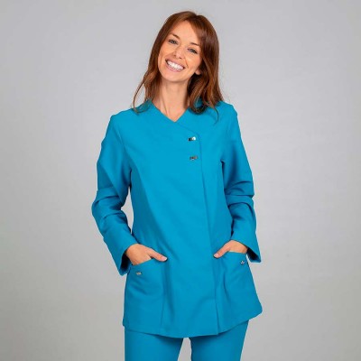 Chaqueta de sanidad mujer Garys 6595 Turquesa