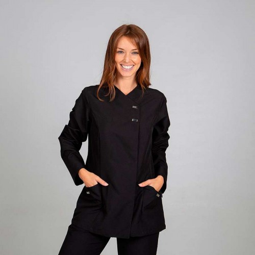Chaqueta de sanidad mujer Garys 6595 Negro
