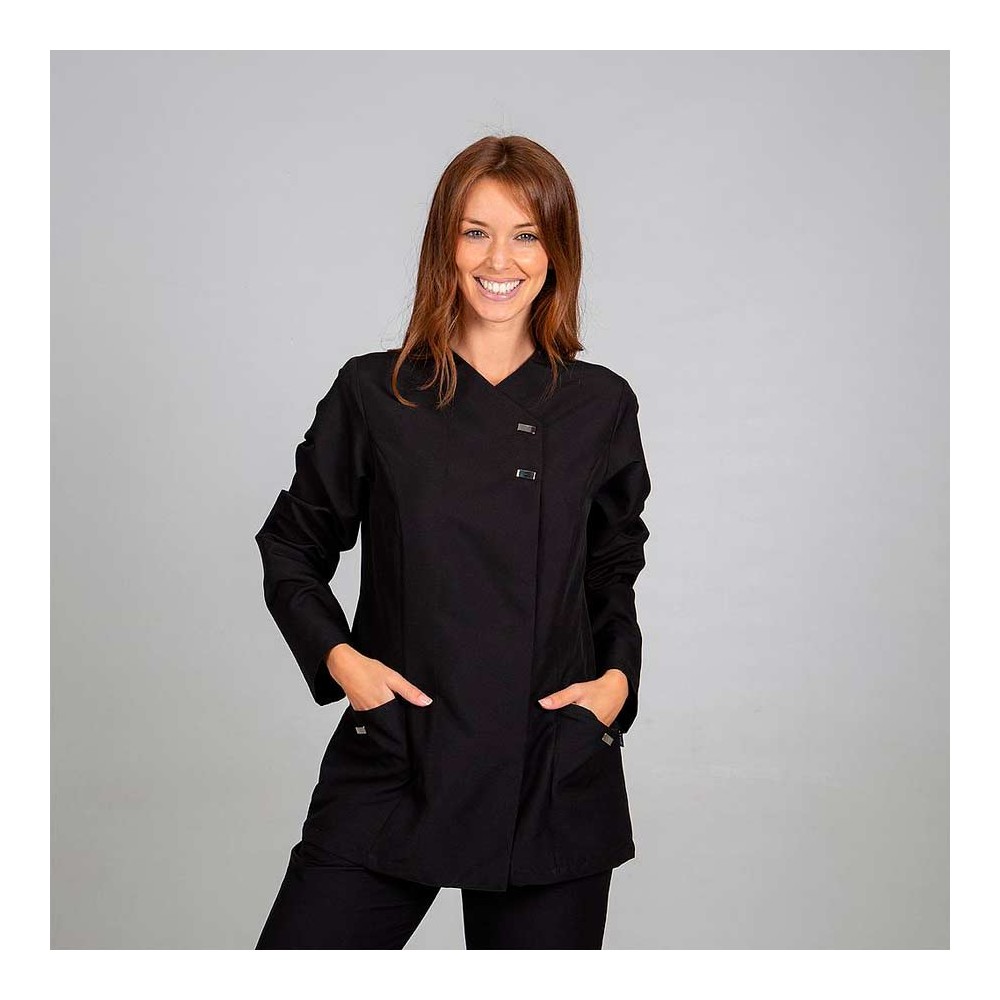 Chaqueta de sanidad mujer Garys 6595 Negro