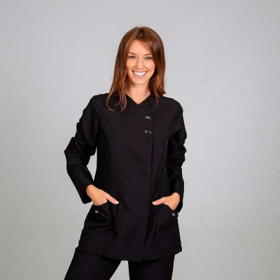 Chaqueta de sanidad mujer Garys 6595 Negro