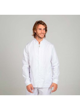 Chaqueta sanitaria abierta de  hombre Garys blanca