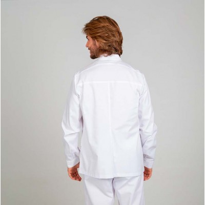 Chaqueta sanitaria abierta de  hombre Garys blanca