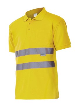 Polo de alta visibilidad Velilla 172 Amarillo