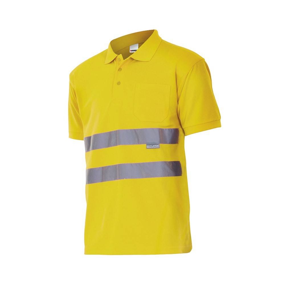 Polo de alta visibilidad Velilla 172 Amarillo