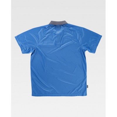 Polo combinado Workteam S6530 Celste-Gris