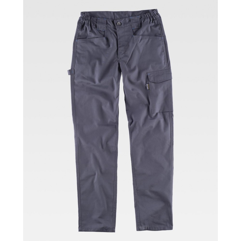 Pantalón de trabajo elástico Workteam B4030 Gris