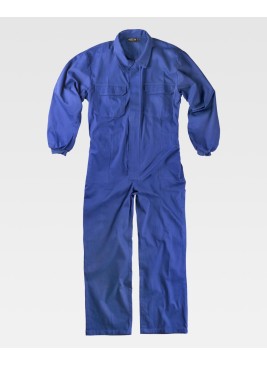 Buzo de trabajo algodón ligero Workteam B5300 Azulina