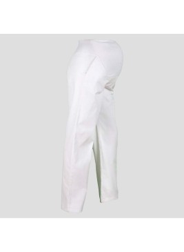 Pantalón sanitario premamá Garys 7725 Blanco