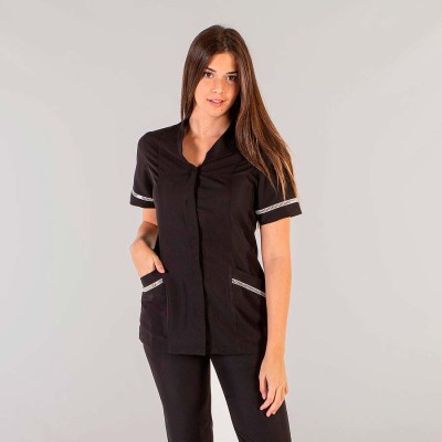 Chaqueta limpieza Garys 6627 Fátima Negra
