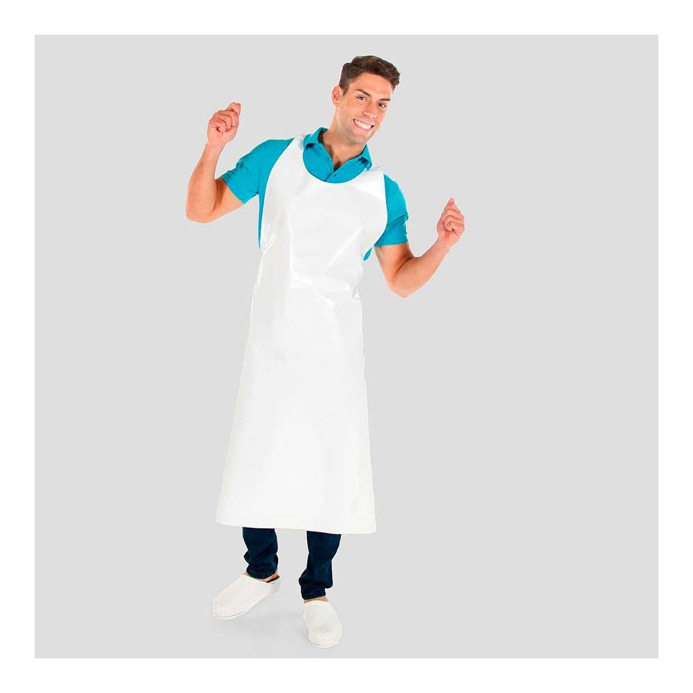 Delantal de cocina poliuretano Garys 126500 Peter Blanco
