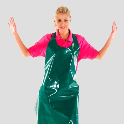 Delantal de cocina poliuretano Garys 126500 Peter Verde botella