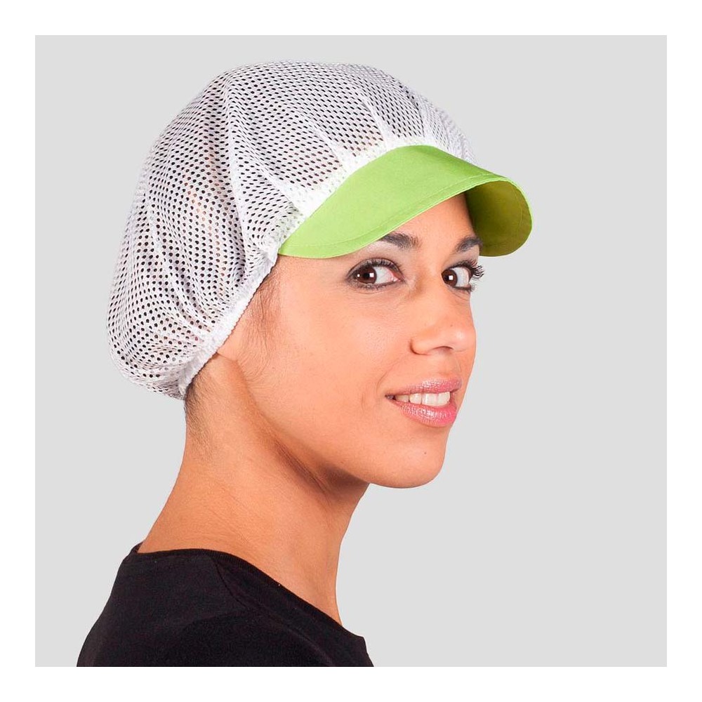 Gorro de cocina rejilla y visera Garys 415000 Pistacho