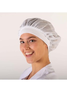 Gorro especial alimentación canalé Garys 446100 Blanco