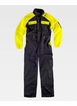 Buzo combinado Workteam C4505 Negro/Amarillo