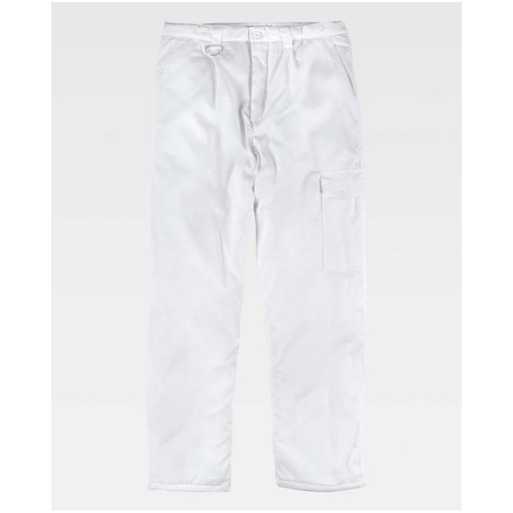 Pantalón de trabajo acolchado Workteam B1410 Blanco