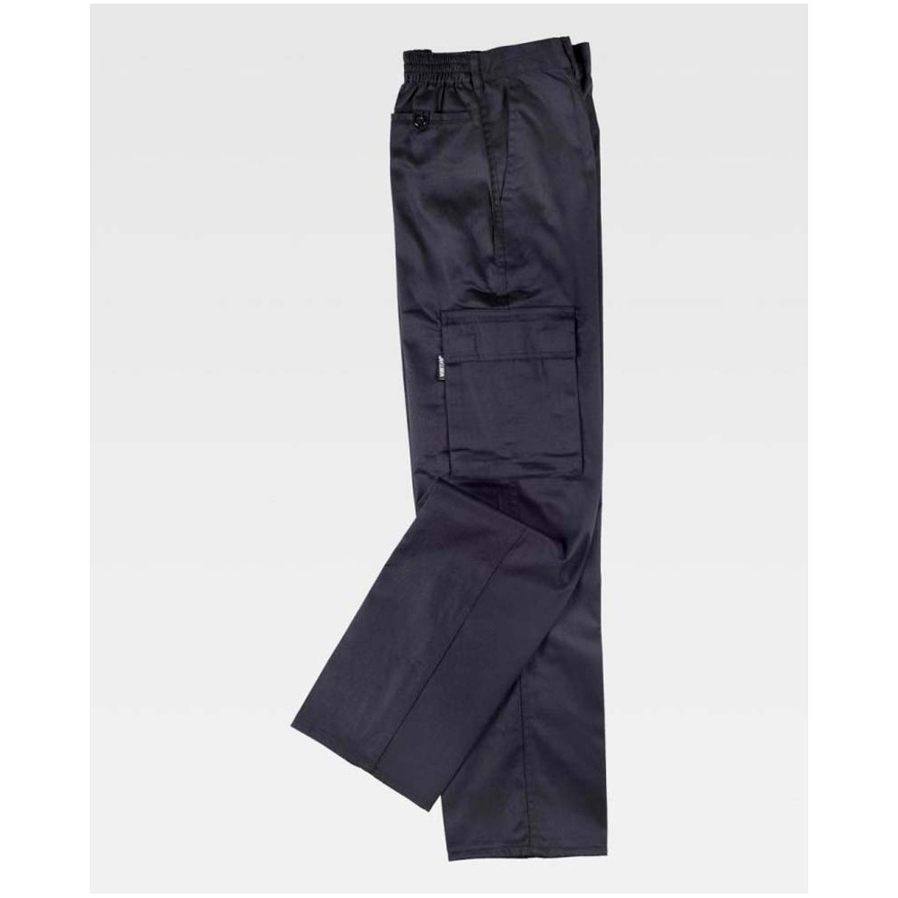 Pantalón de trabajo Multibolsillos Workteam B1403 Negro