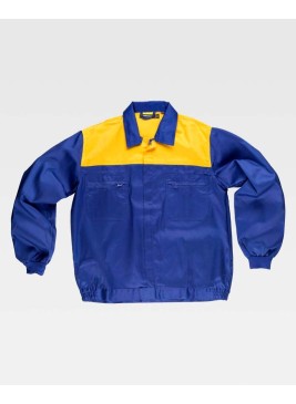 Cazadora Workteam C1101 Azulina/Amarillo