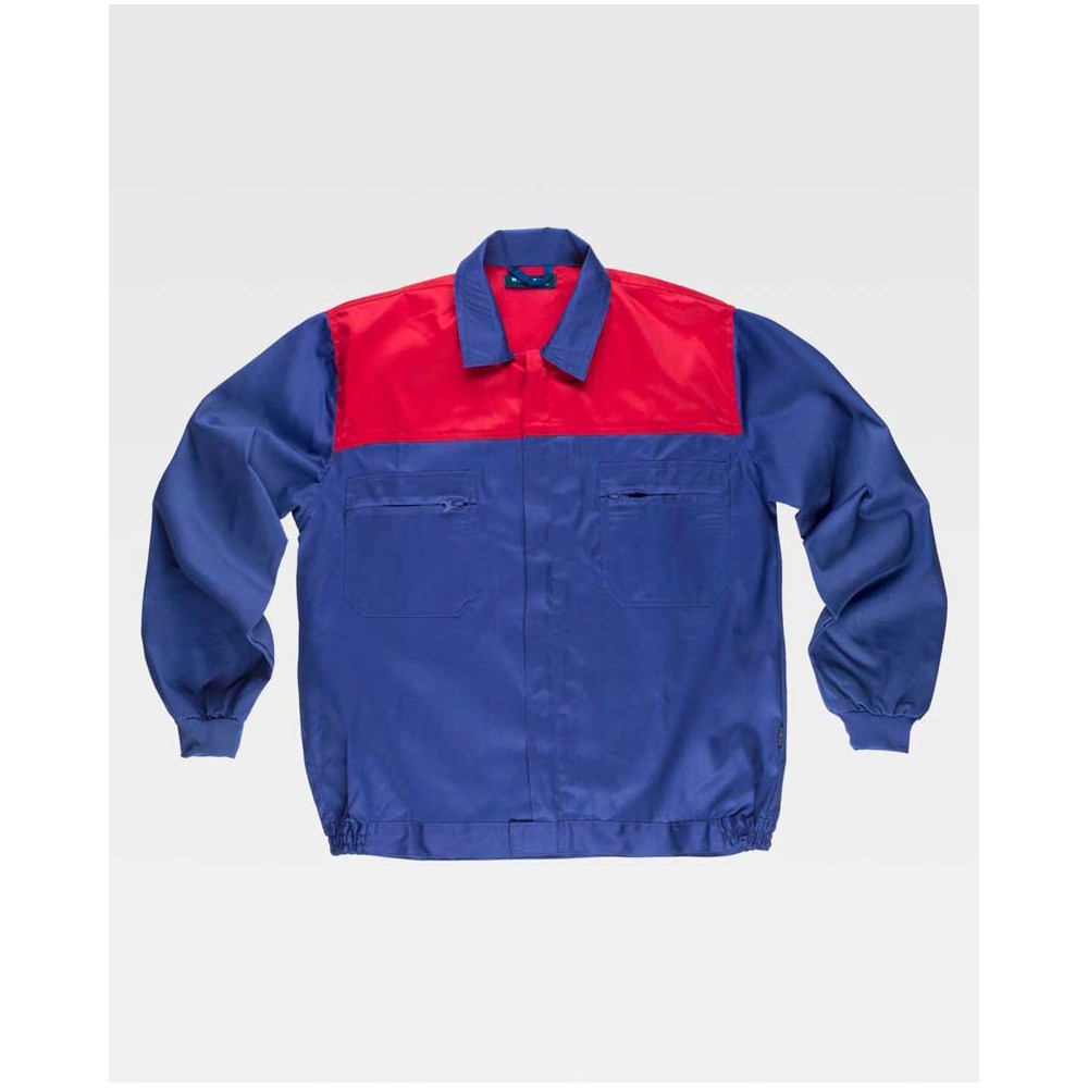 Cazadora Workteam C1101 Azulina/Rojo