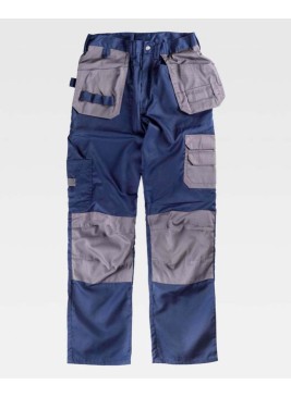 Pantalón de trabajo Workteam B1419 Marino-gris