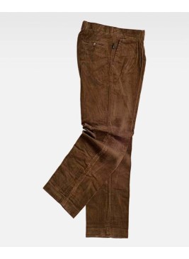 Pantalón Trabajo De Pana 100% Algodón Workteam | Solouniformes
