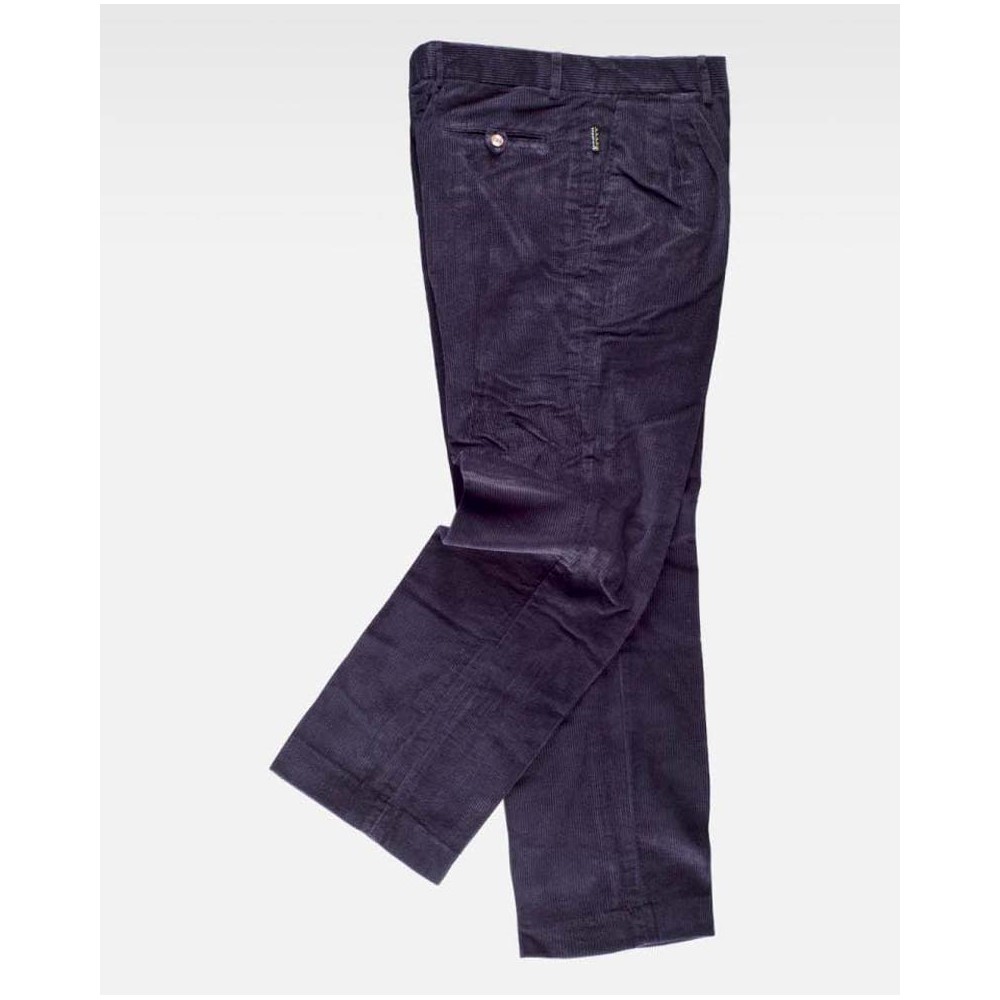 Pantalón Trabajo De Pana 100% Algodón Workteam | Solouniformes
