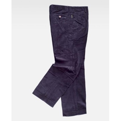 Pantalón Trabajo De Pana 100% Algodón Workteam | Solouniformes