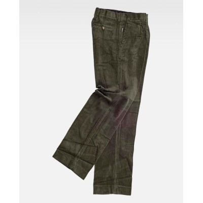 Pantalón Trabajo De Pana 100% Algodón Workteam | Solouniformes