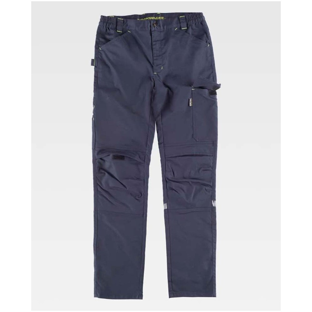 Pantalón de trabajo reforrzado Workteam B4031 Marino