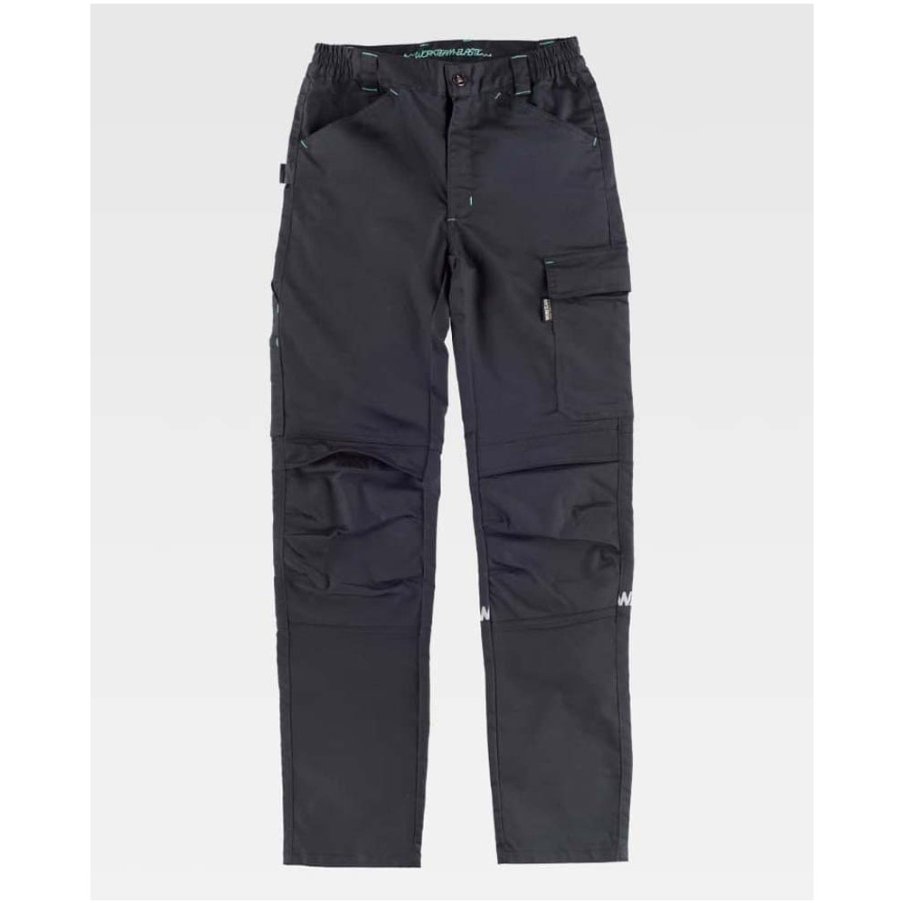 Pantalón de trabajo reforrzado Workteam B4031 negro