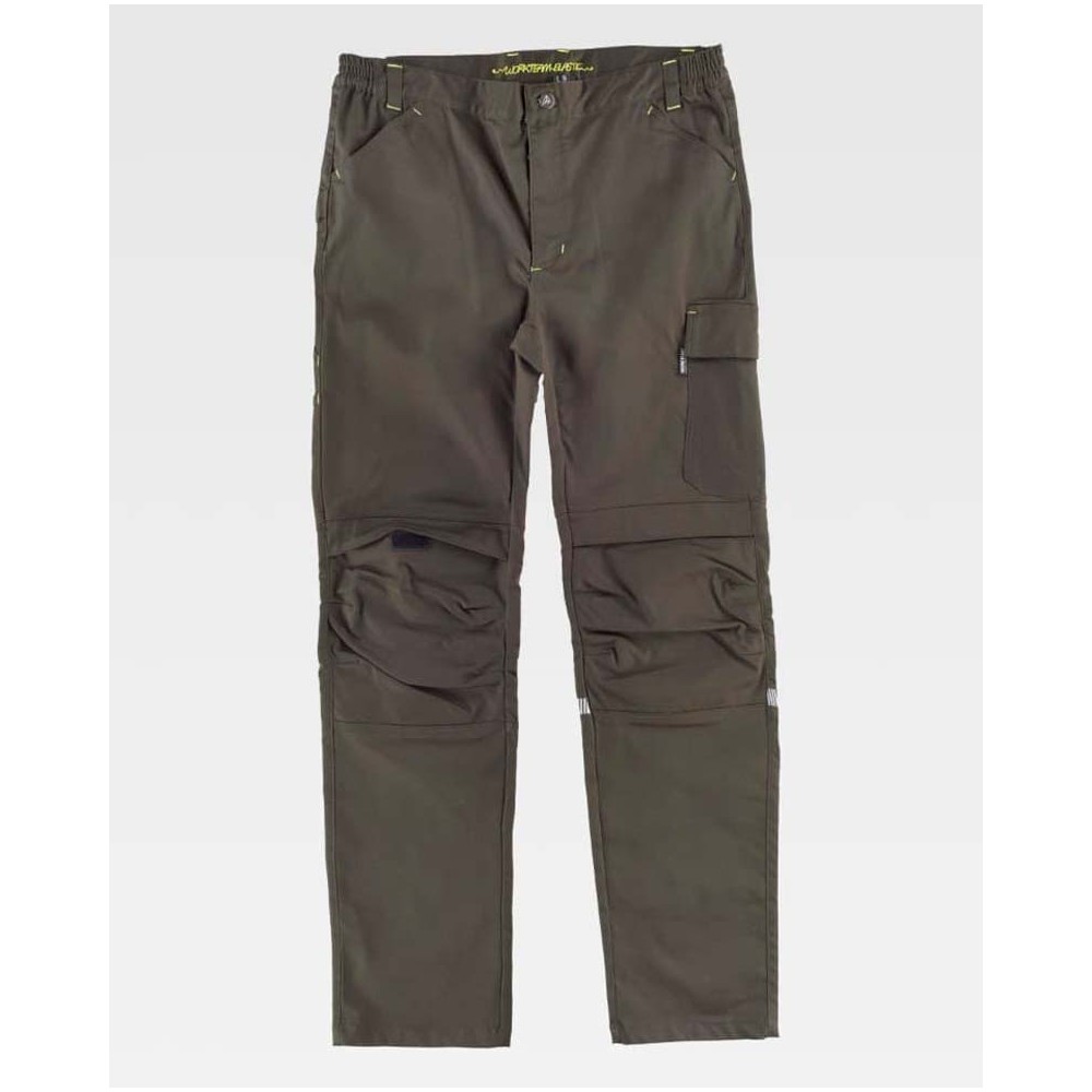 Pantalón de trabajo reforrzado Workteam B4031 vede caza