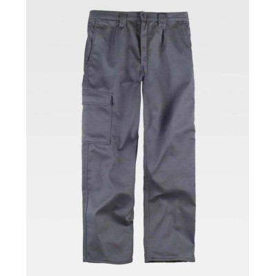 Pantalón forrado workteam B1408 Gris