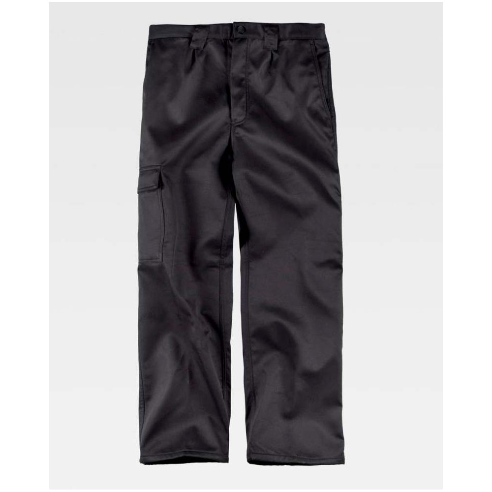 Pantalón forrado workteam B1408 Negro