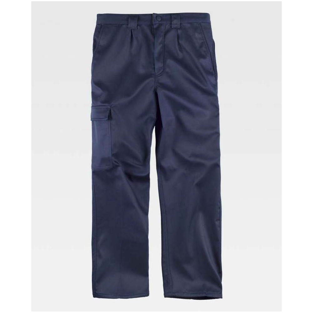 Pantalón forrado workteam B1408 Marino