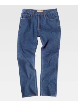 Pantalón multibolsillos Workteam B4003 Vaquero