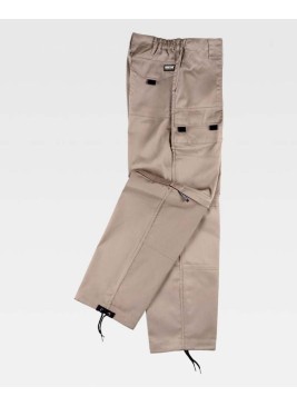 Pantalón de trabajo desmontable Workteam B1420 Beig