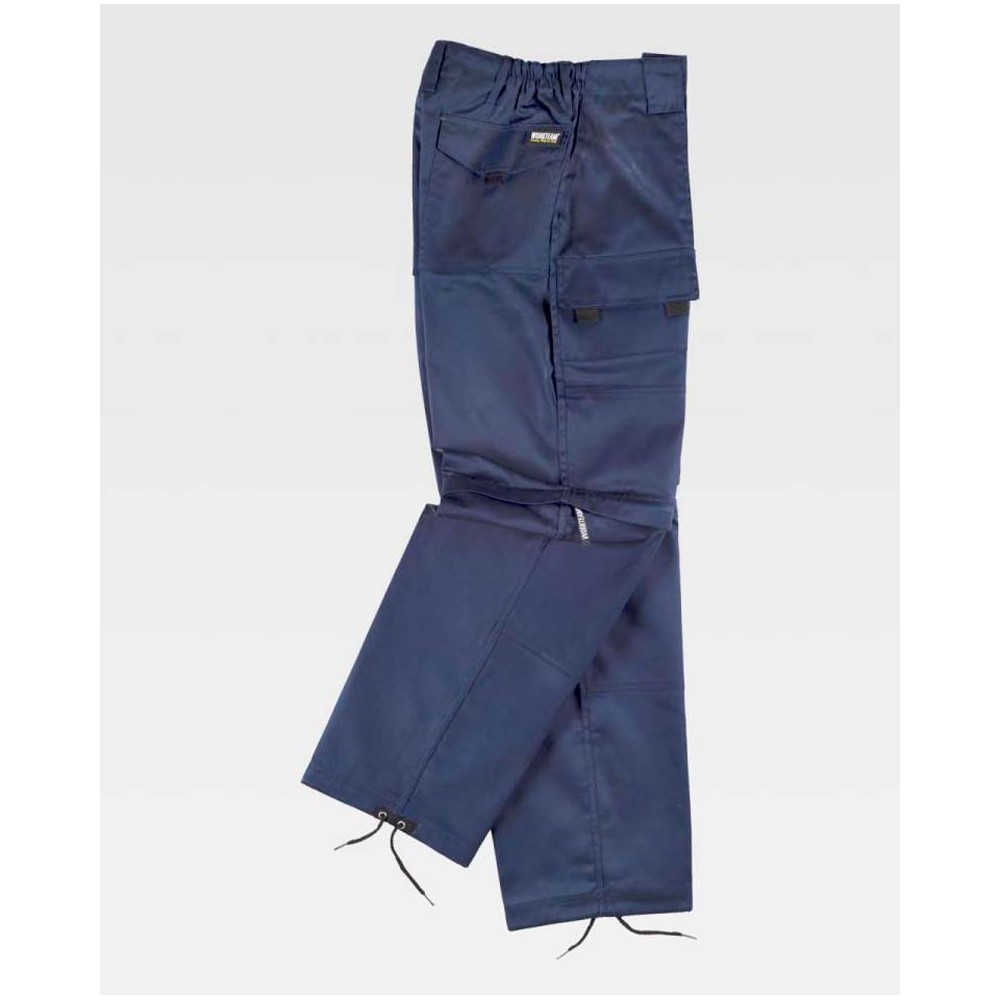 Pantalón de trabajo desmontable Workteam B1420 Marino