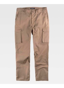 Pantalón de trabajo tipo cargo Workteam B1421 Beige