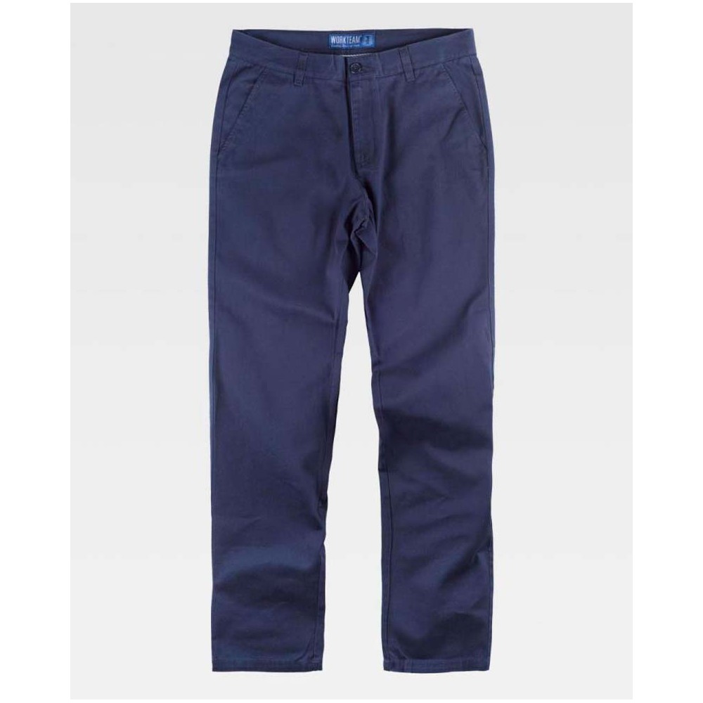 Pantalón algodón Workteam B4020 Marino