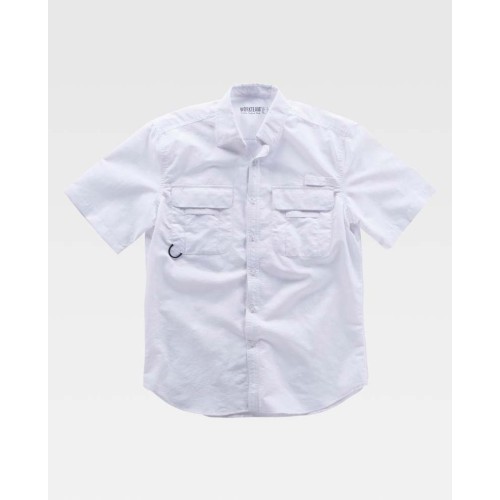 Camisa safari Workteam B8510 Blanco