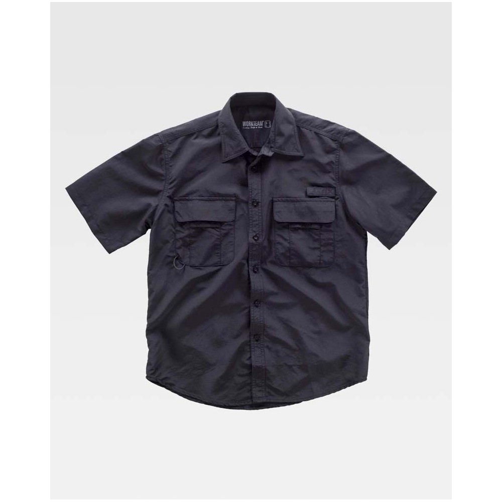 Camisa safari Workteam B8510 Negro