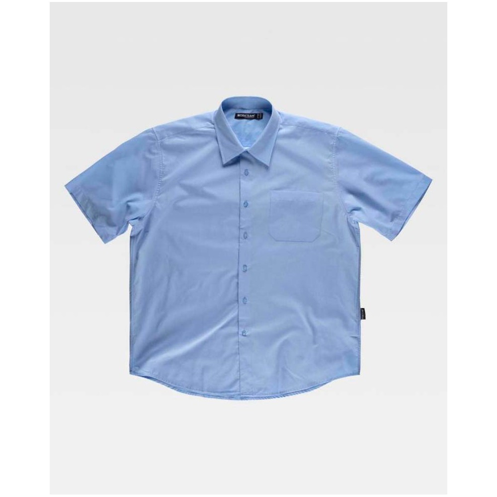 Camisa de trabajo Workteam B8100 Celeste