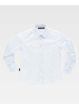 Camisa de trabajo de mujer Workteam B8090 Blanco