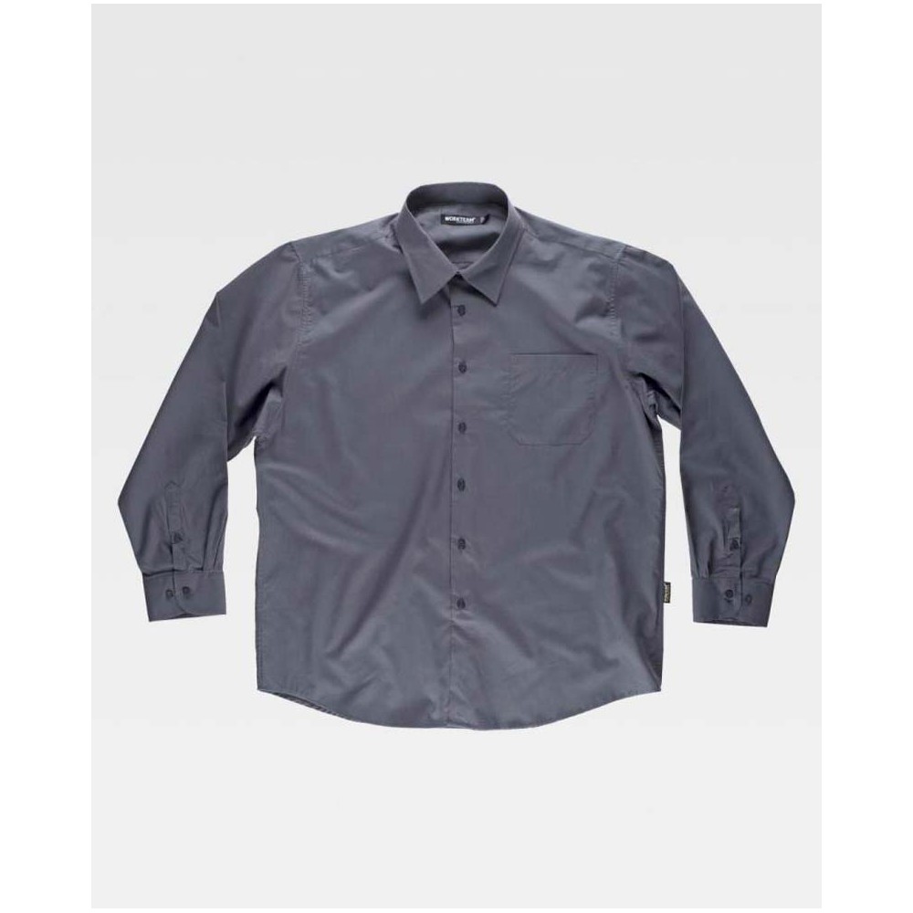 Camisa bolsillo Workteam B800 Gris